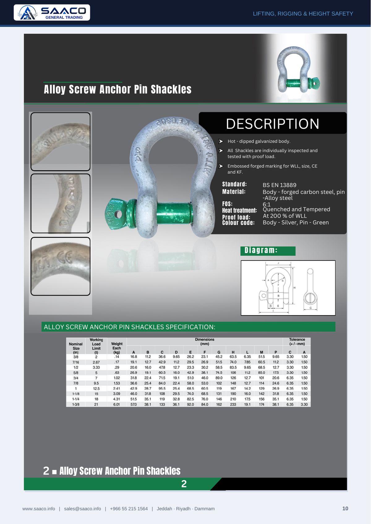 SAACO General Trading profile and product catalogue — page 10