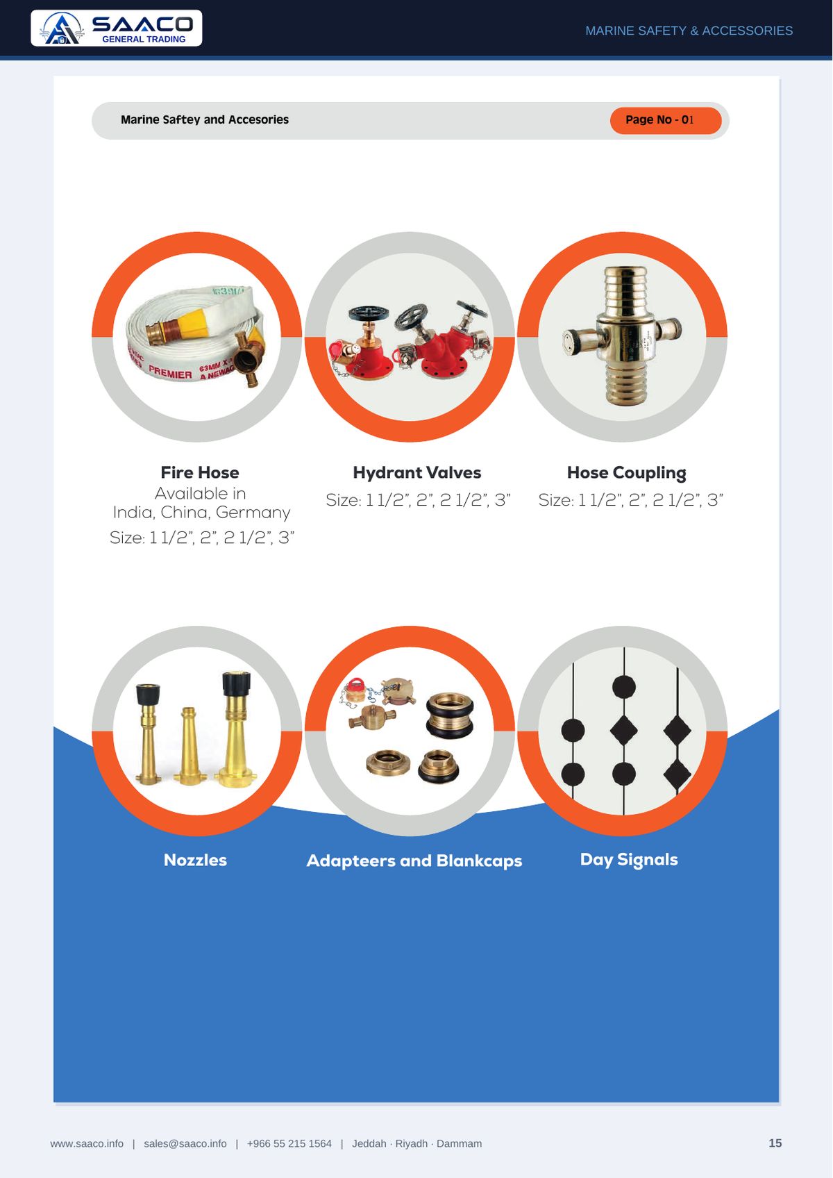SAACO General Trading profile and product catalogue — page 15