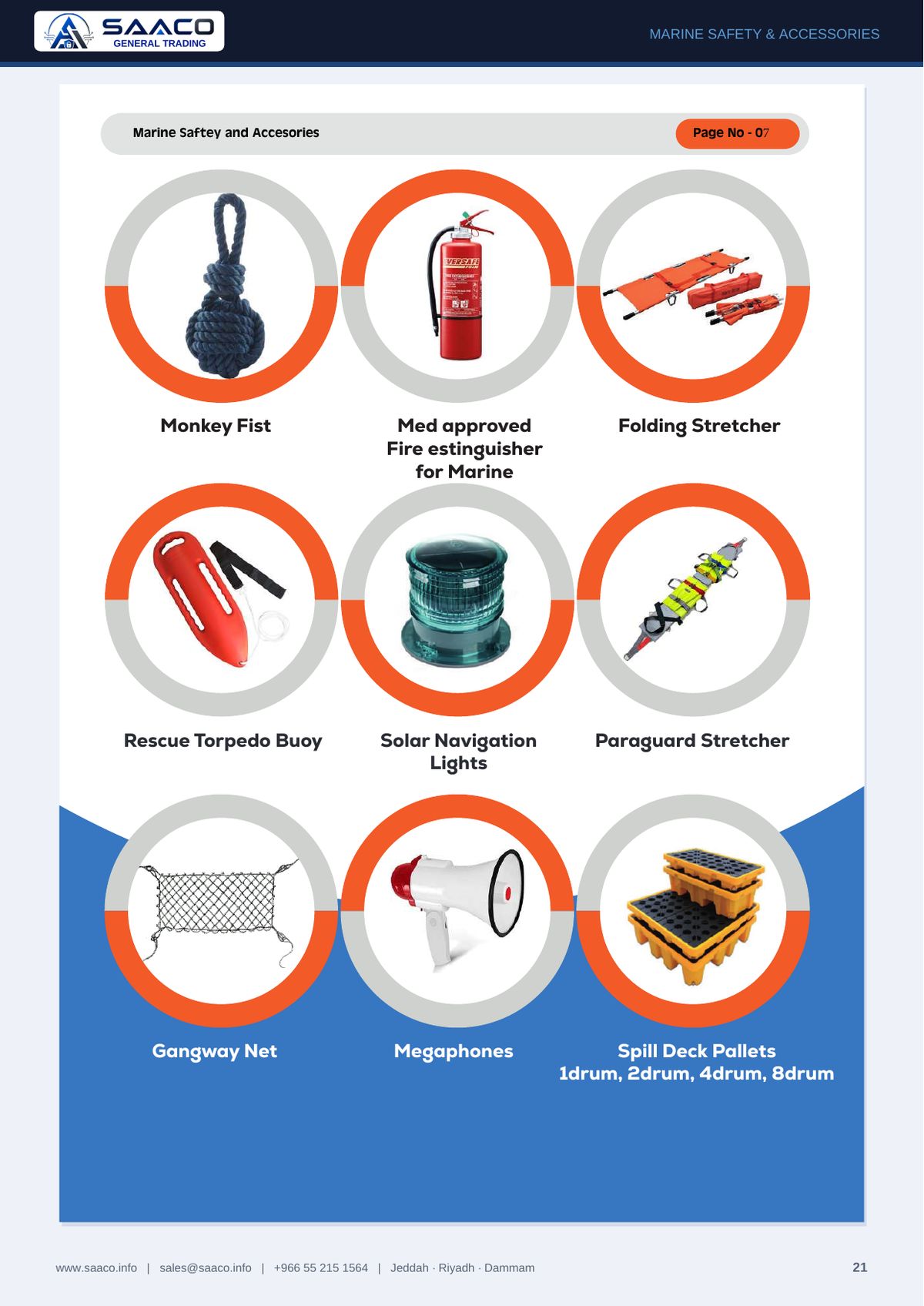SAACO General Trading profile and product catalogue — page 21