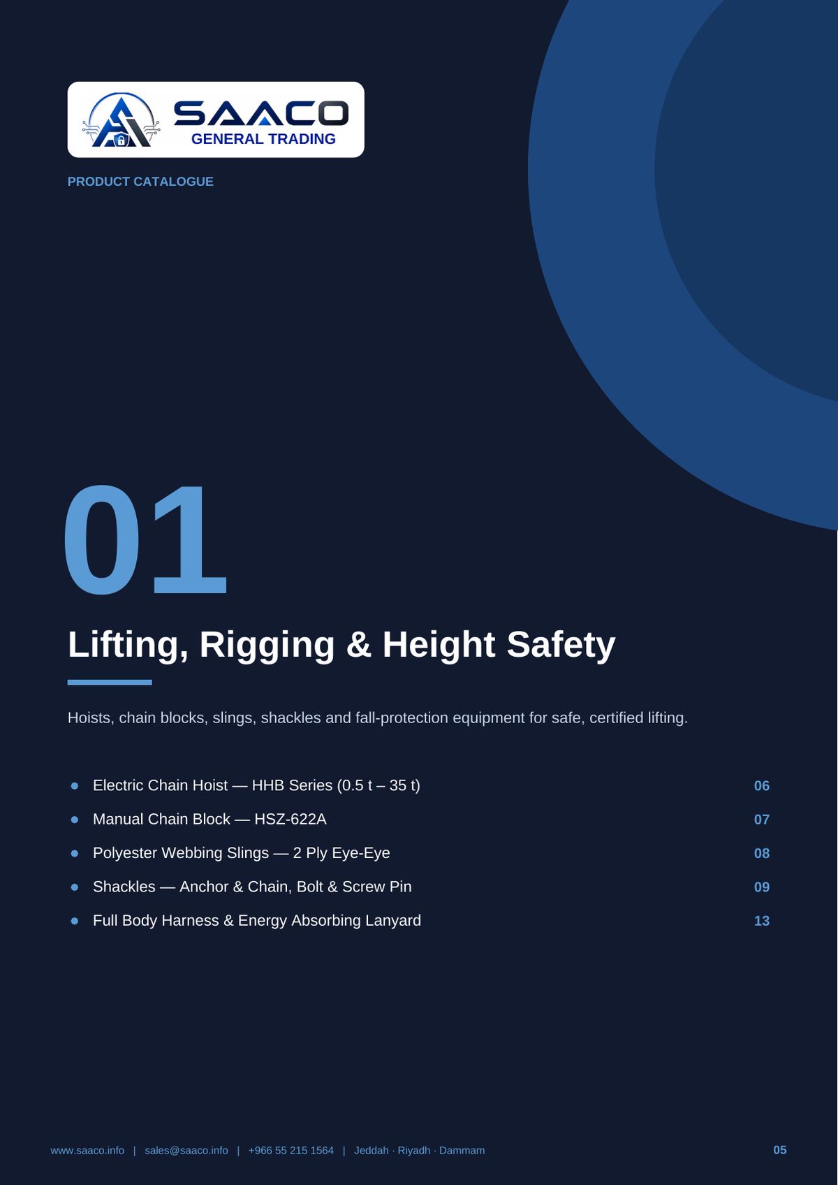 SAACO General Trading profile and product catalogue — page 5