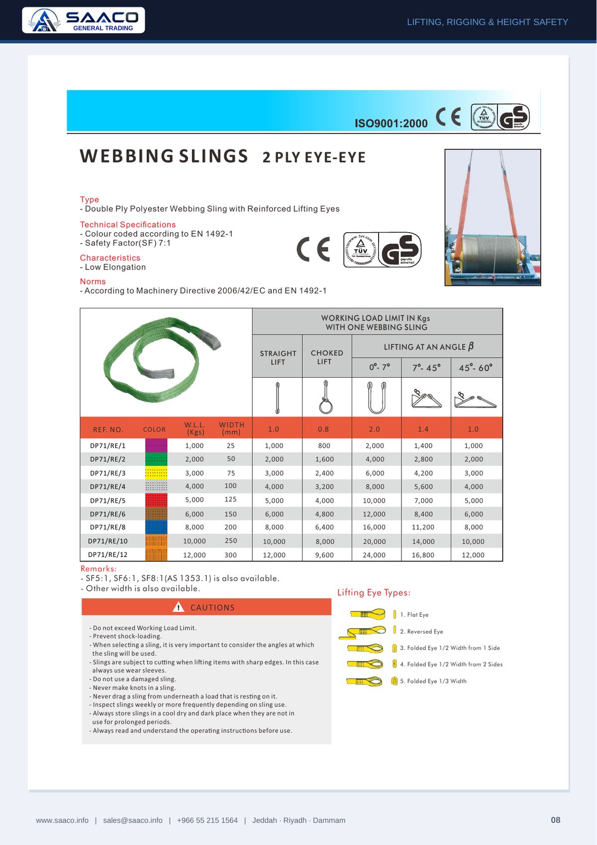 SAACO General Trading profile and product catalogue — page 8